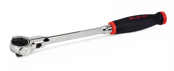 3/8" Drive Cynergy™ Soft Grip Swivel-Head Ratchet (Red)
