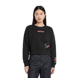NFL HOUSTON TEXANS WINGSPAN WOMEN'S FLC CREWNECK Size S