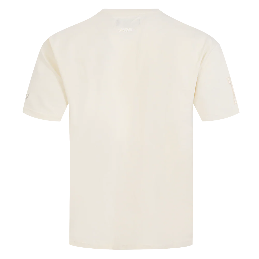 PRO STANDARD - NFL LOS ANGELES RAMS NEUTRAL MEN'S COTTON JERSEY DROP SHOULDER TEE - EGGSHELL - XL