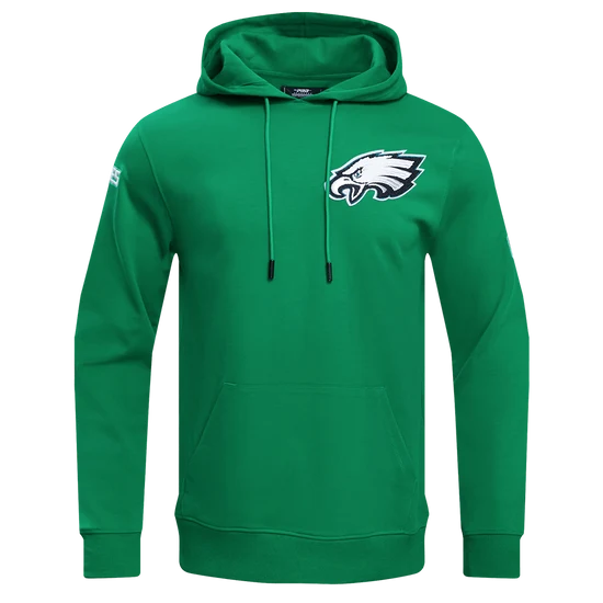 NFL PHILADELPHIA EAGLES CLASSIC CHENILLE MEN'S DK PO HOODIE - L