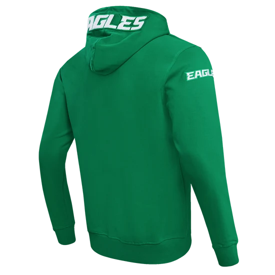 NFL PHILADELPHIA EAGLES CLASSIC CHENILLE MEN'S DK PO HOODIE - L
