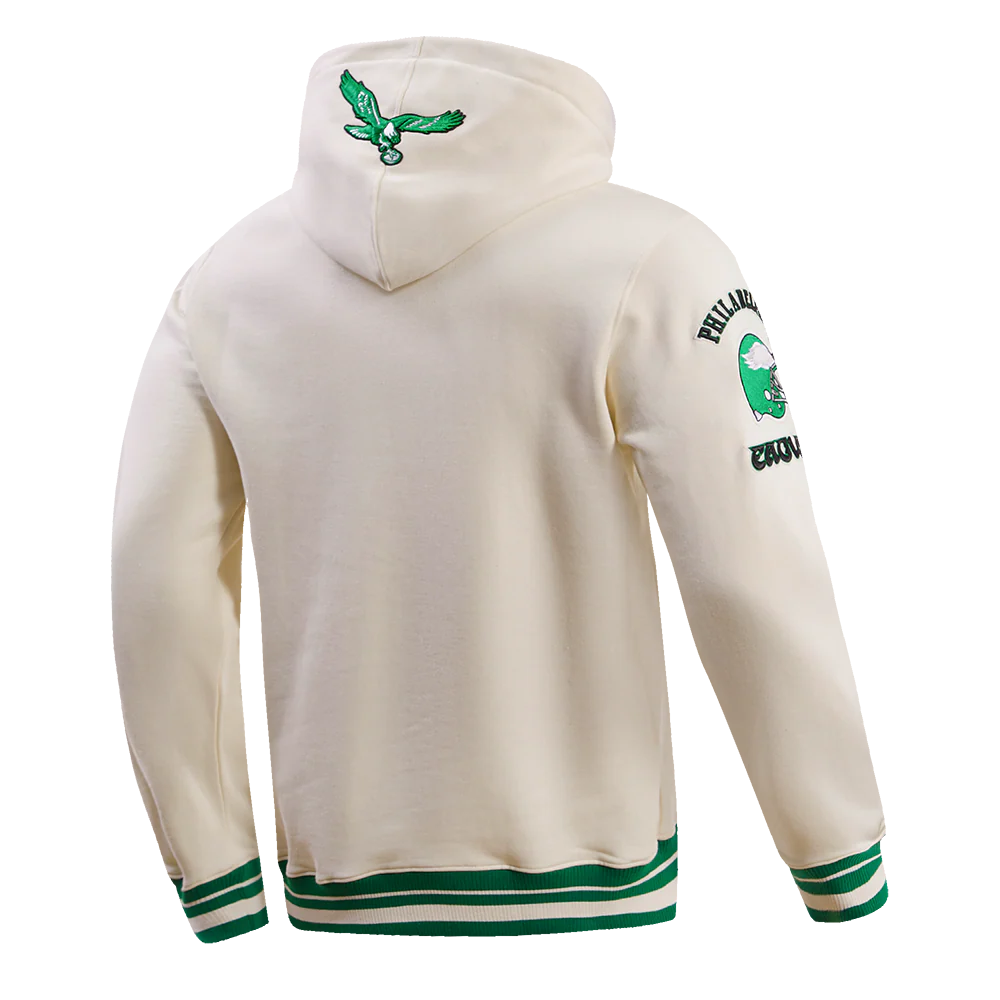 NFL PHILADELPHIA EAGLES RETRO CLASSIC MEN'S PULLOVER HOODIE Size L