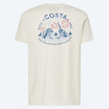 Costa Firework Friends Americana Short Sleeve T-Shirt - Vintage White - Small