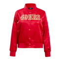 NFL San Francisco 49ers Classic Women's Satin Jacket - SM