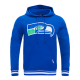 NFL SEATTLE SEAHAWKS RETRO CLASSIC MEN'S PULLOVER HOODIE- SIZE: LG