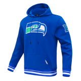 NFL SEATTLE SEAHAWKS RETRO CLASSIC MEN'S PULLOVER HOODIE- SIZE: LG