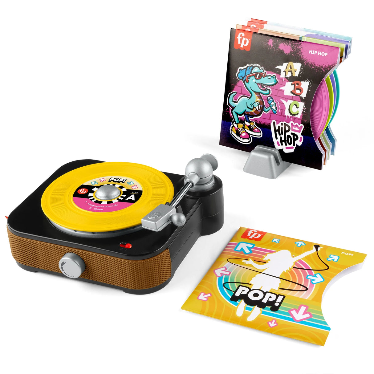 Fisher-Price Musical Toy, Rockin’ Record Player for Preschool Pretend Play for Kids Ages 3+ Year (New, Open Box)