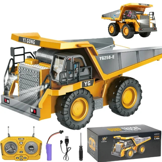 YI GONG Remote Control Dump Truck - Yellow