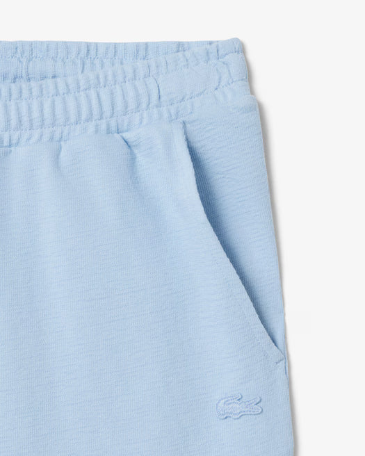 Lacoste Men's Textured Jersey Shorts - Light Blue - Size S