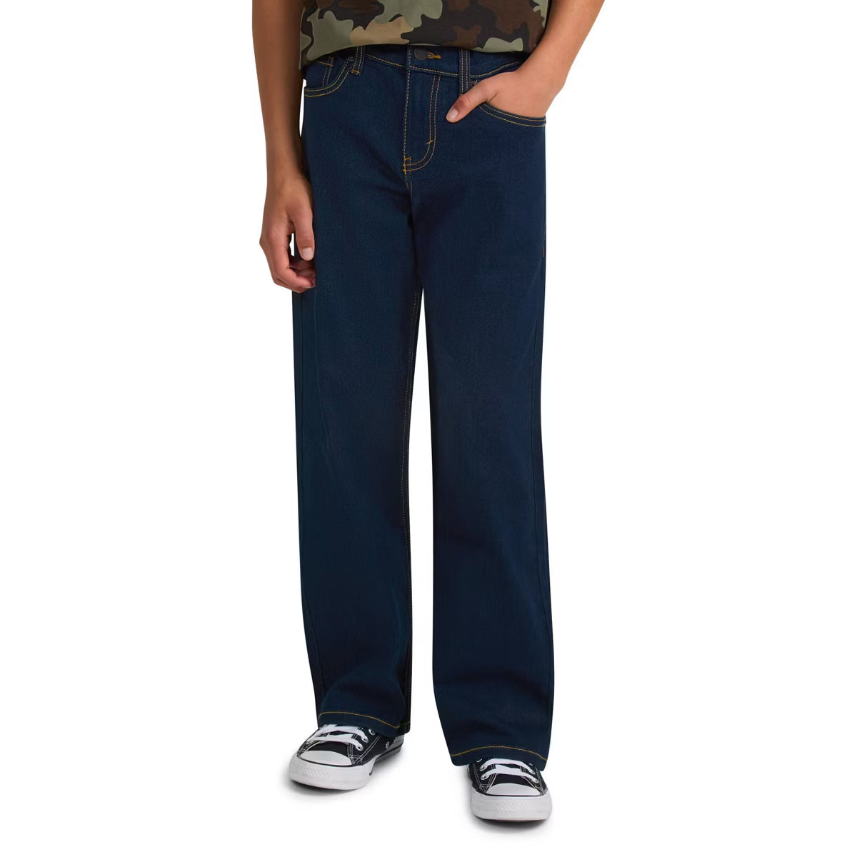 Levi's® Boys' Loose Straight Fit Jeans - Dark Wash 16 (Size 28)