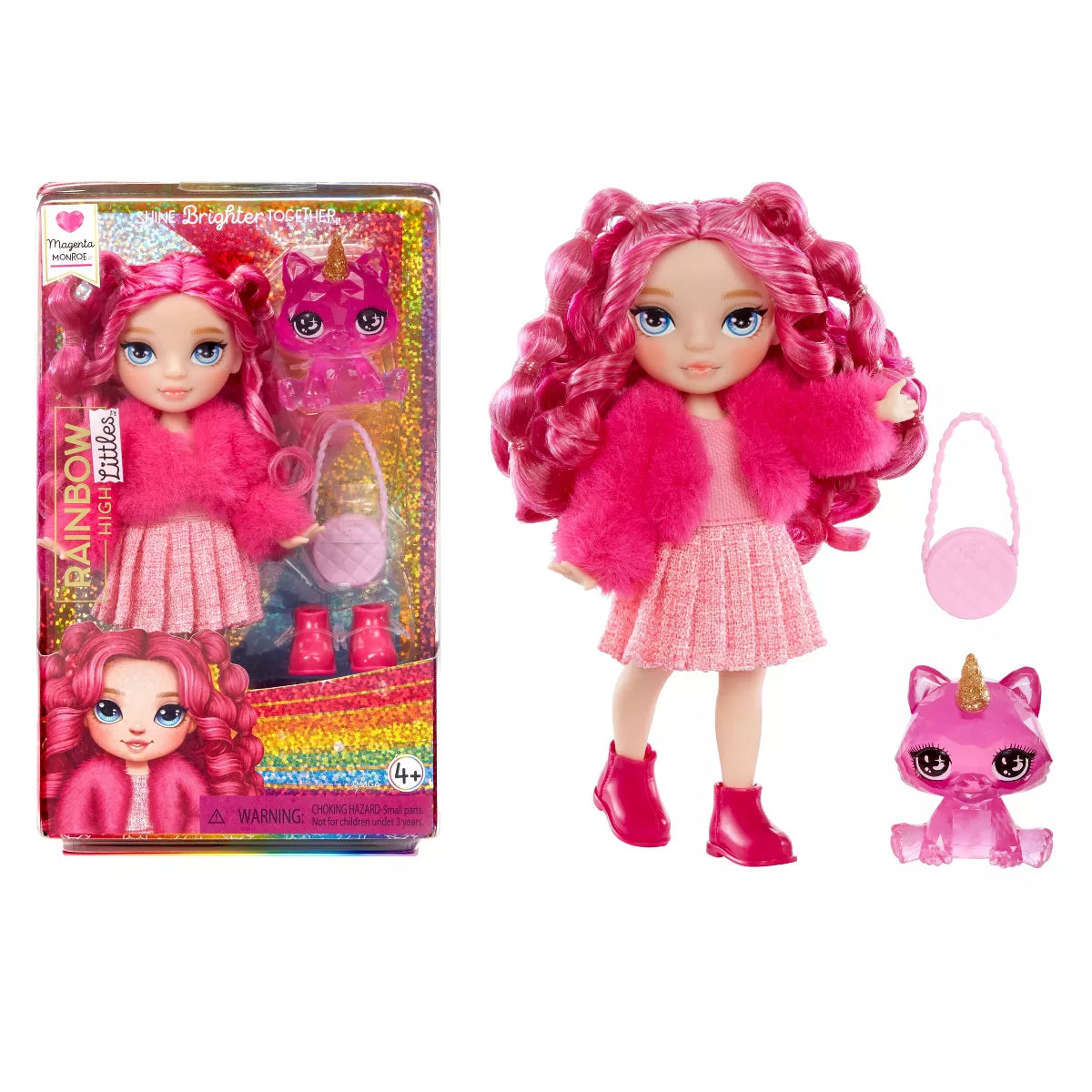 Rainbow High Littles Magenta Monroe Pink 5.5 Doll (NEW)