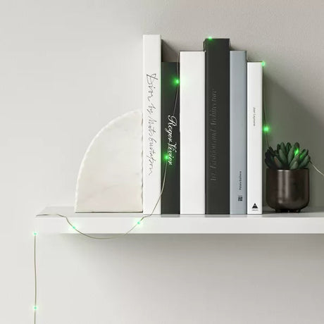 Room Essentials LED Fairy Lights with Remote Control, 40RGB: Indoor Decor, USB & Battery Powered, Timer Function - 2 Pack