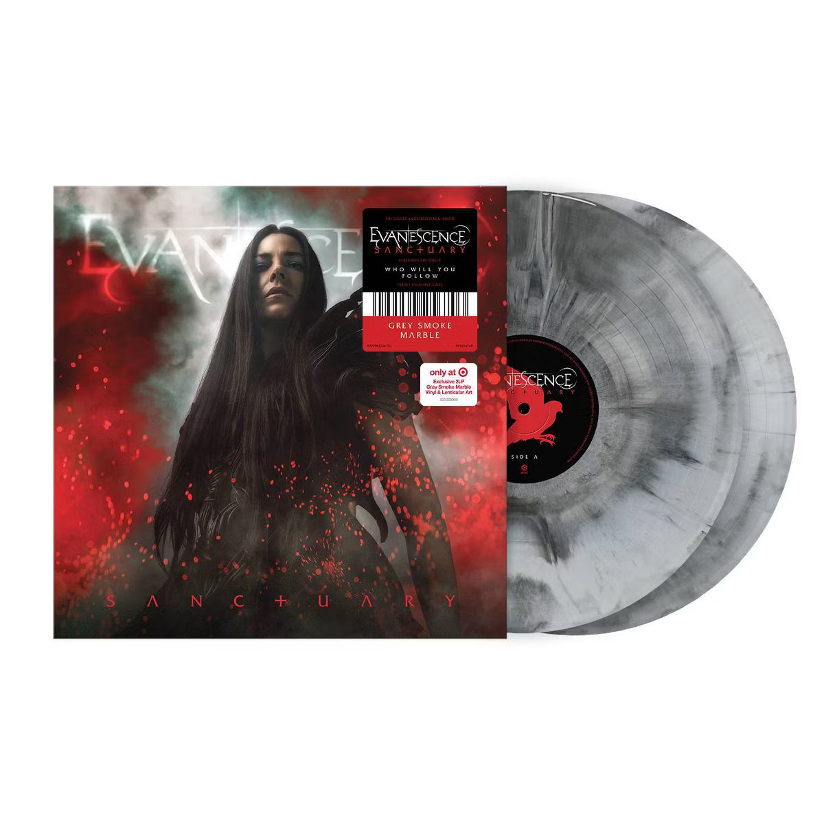 EVANESCENCE - Sanctuary - Grey Smoke Marble 2LP Vinyl Record