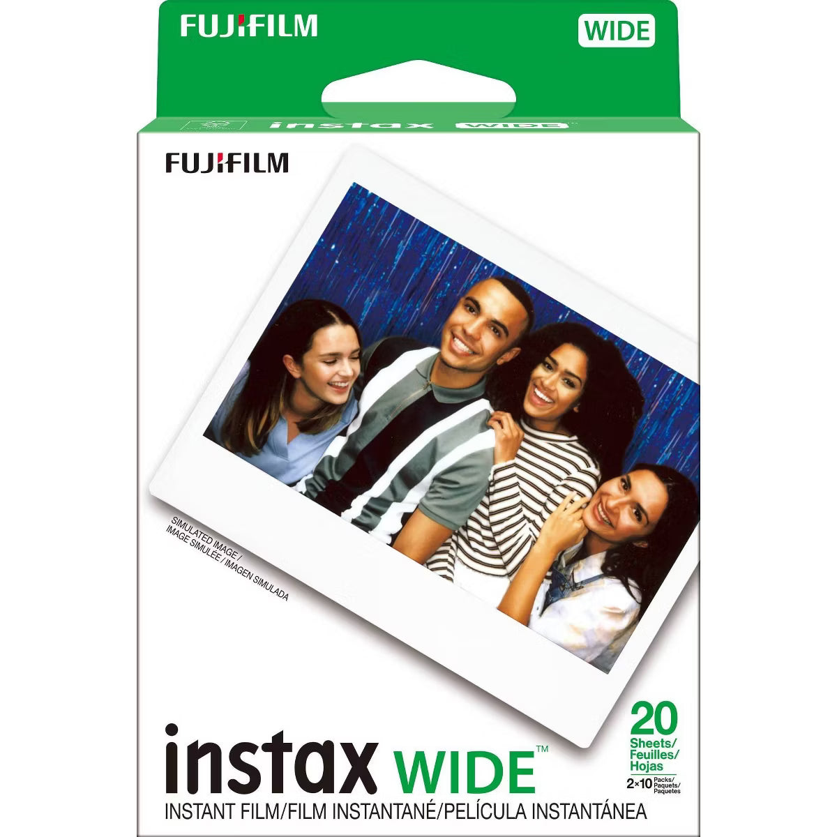 FUJIFILM instax WIDE Instant Film - 20 Prints