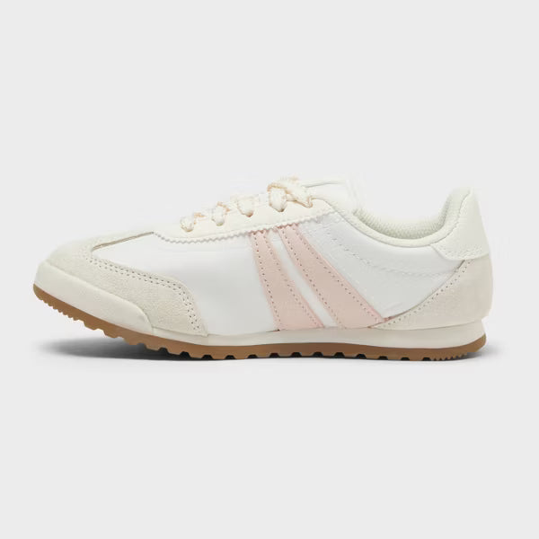 Cat & Jack™ Kids' Thatcher Jogger Lace-Up Sneakers - Cream (Size: 2)