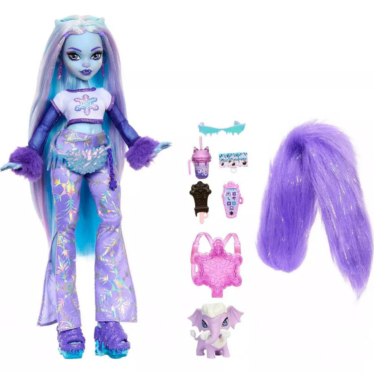 Monster High Abbey Bominable Yeti Fashion Doll with Accessories (NEW)