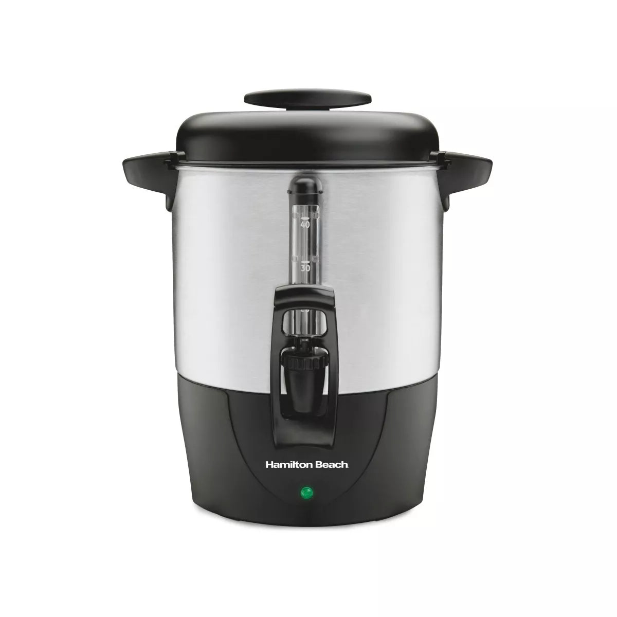 Hamilton Beach Brew Station 40 Cup Coffee - 40514: Electric Coffee Urn & Dispenser, 1090W, Silver, 8 oz Cup Capacity
