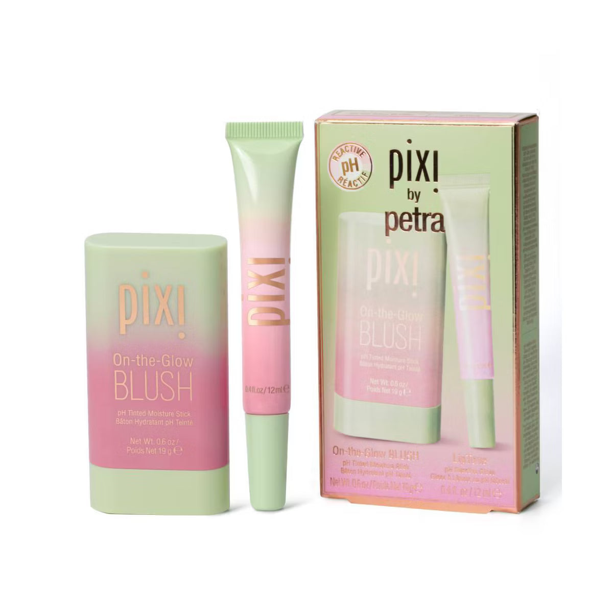 Pixi by Petra pH Duo On-the-Glow Kit Blush + LipTone - 2pc