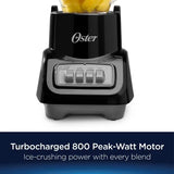 Oster Turbo Blender, 800-Watt Food Blender, Black, 1 ct