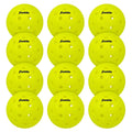 Franklin Sports X-40 Performance Outdoor Pickleballs 12pk - Yellow