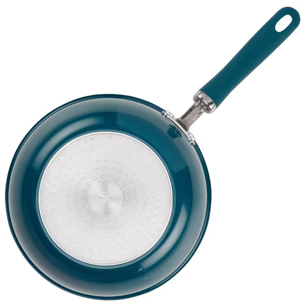 Rachael Ray Create Delicious 3qt Aluminum Nonstick Everything Pan Teal: Dishwasher & Oven Safe, Induction Compatible