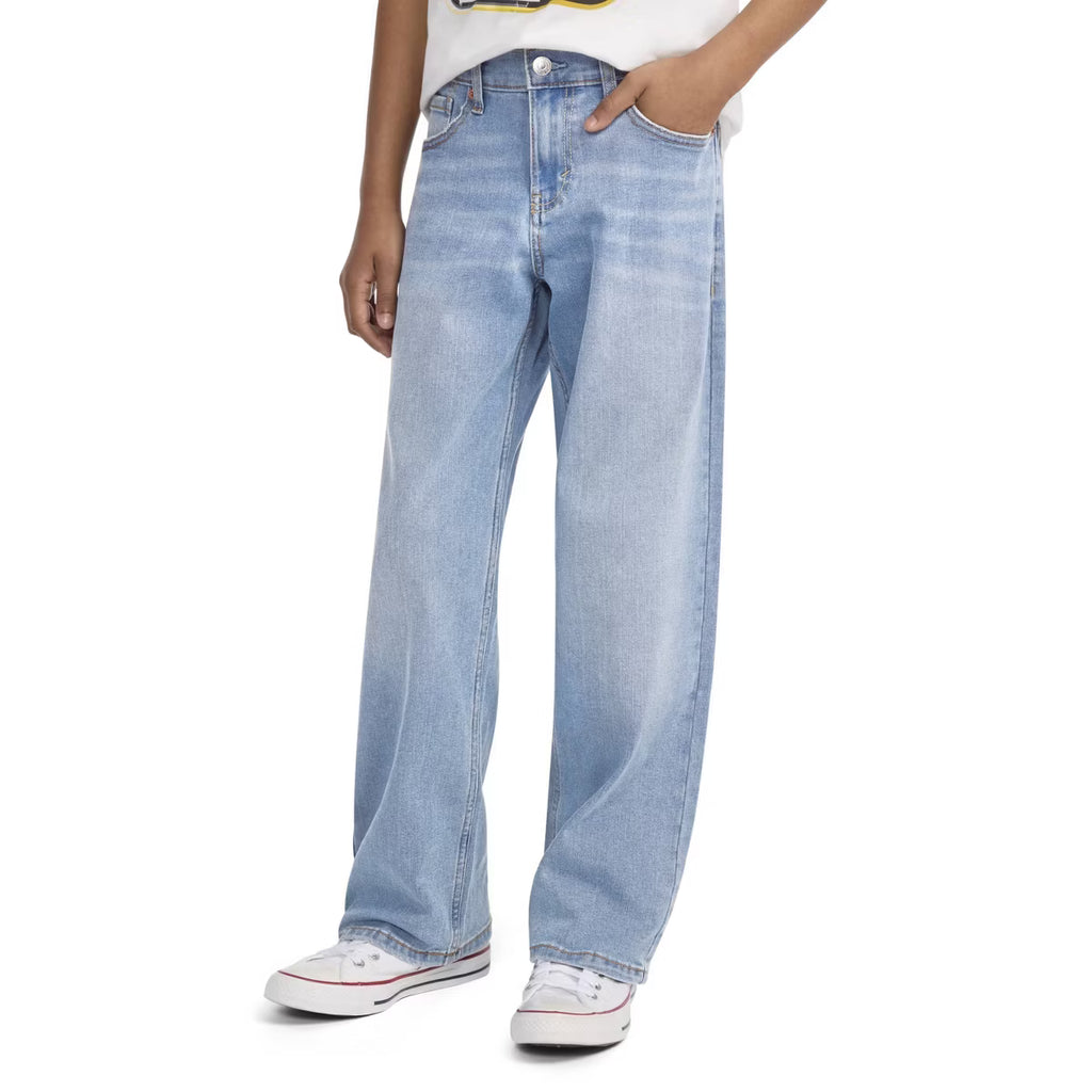 Levi's® Boys' Loose Straight Fit Jeans - Light Wash 16 (Size: 28)
