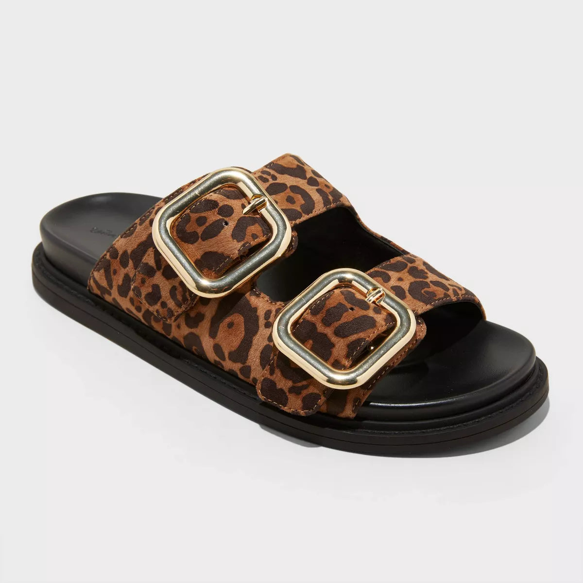 Women's Collin Double Buckle Footbed Sandals - Universal Thread 7W