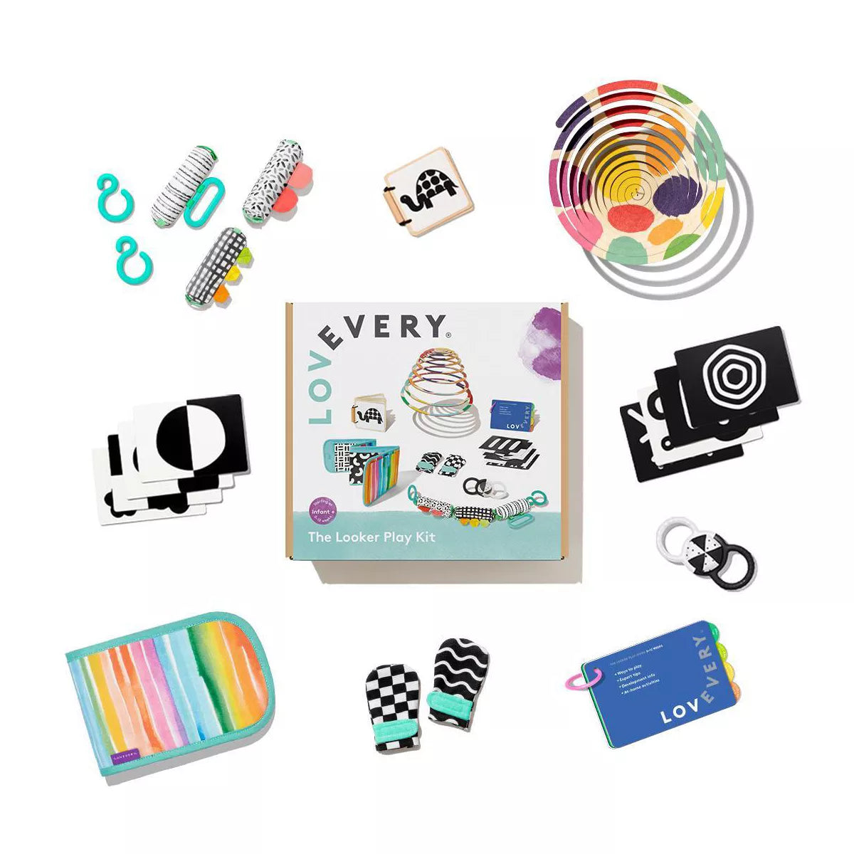 Lovevery Play Kit Baby Learning Toy for 0-2M
