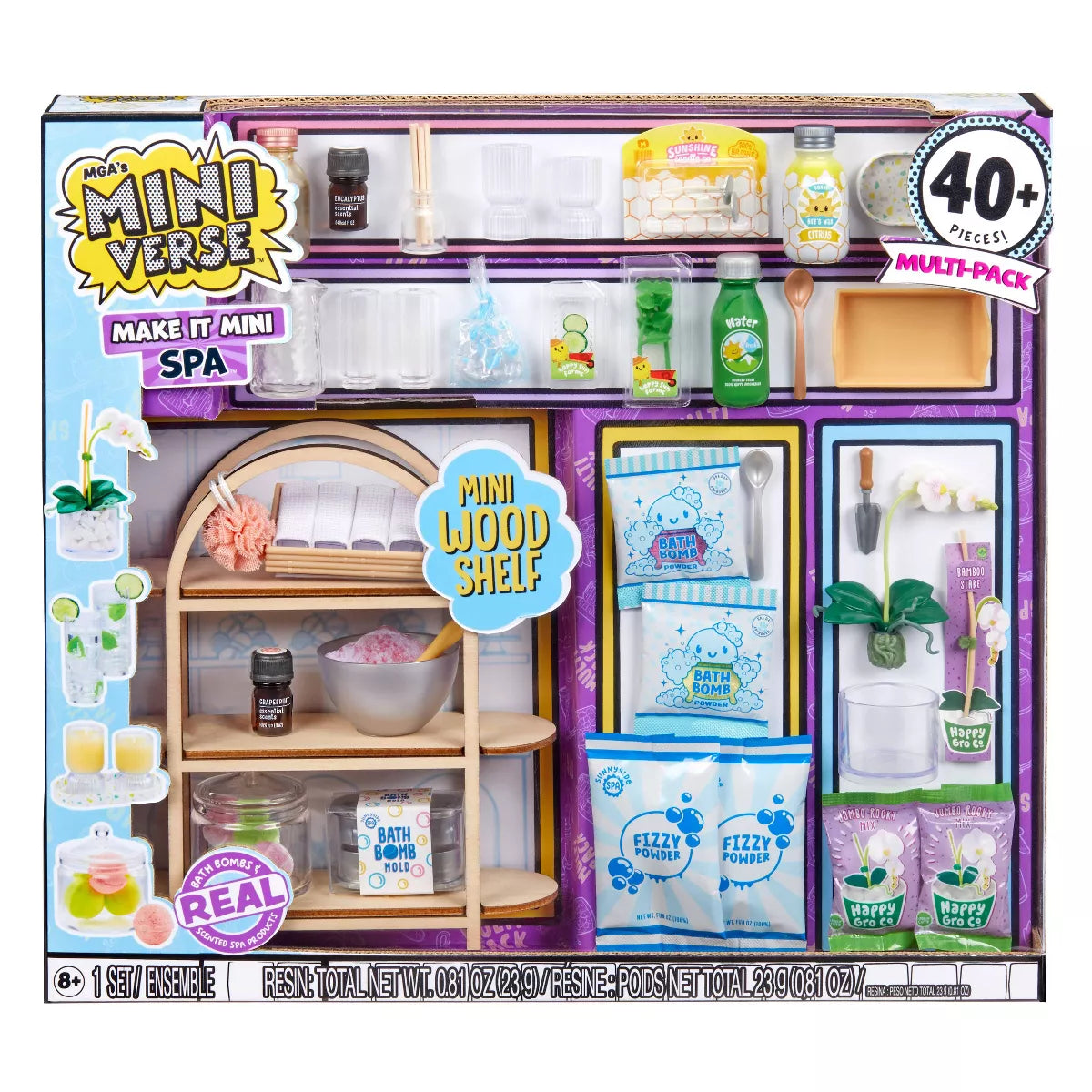 MGA's Miniverse Make It Mini Spa Multipack - Mini Collectibles, DIY Real Working Spa Products, For Collectors and Children from 8 Years, NOT EDIBLE (NEW)