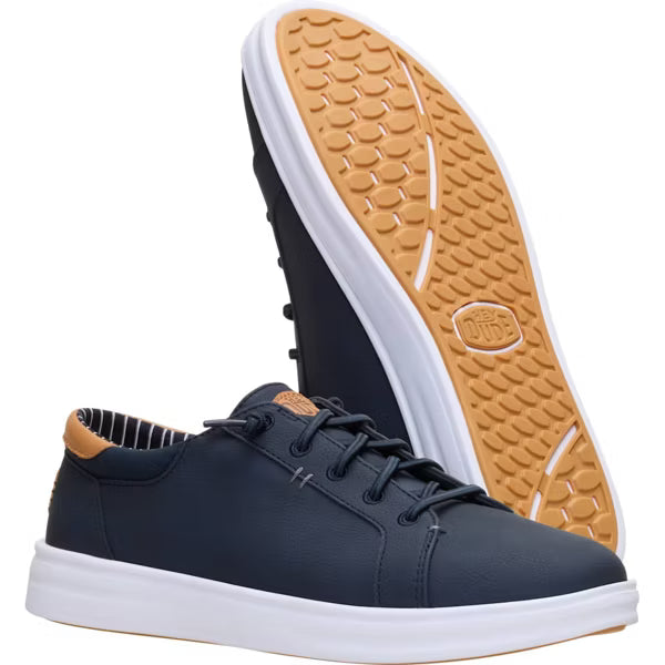 HEYDUDE Men Paul Pro Classic, Dark Navy/Multi, 10