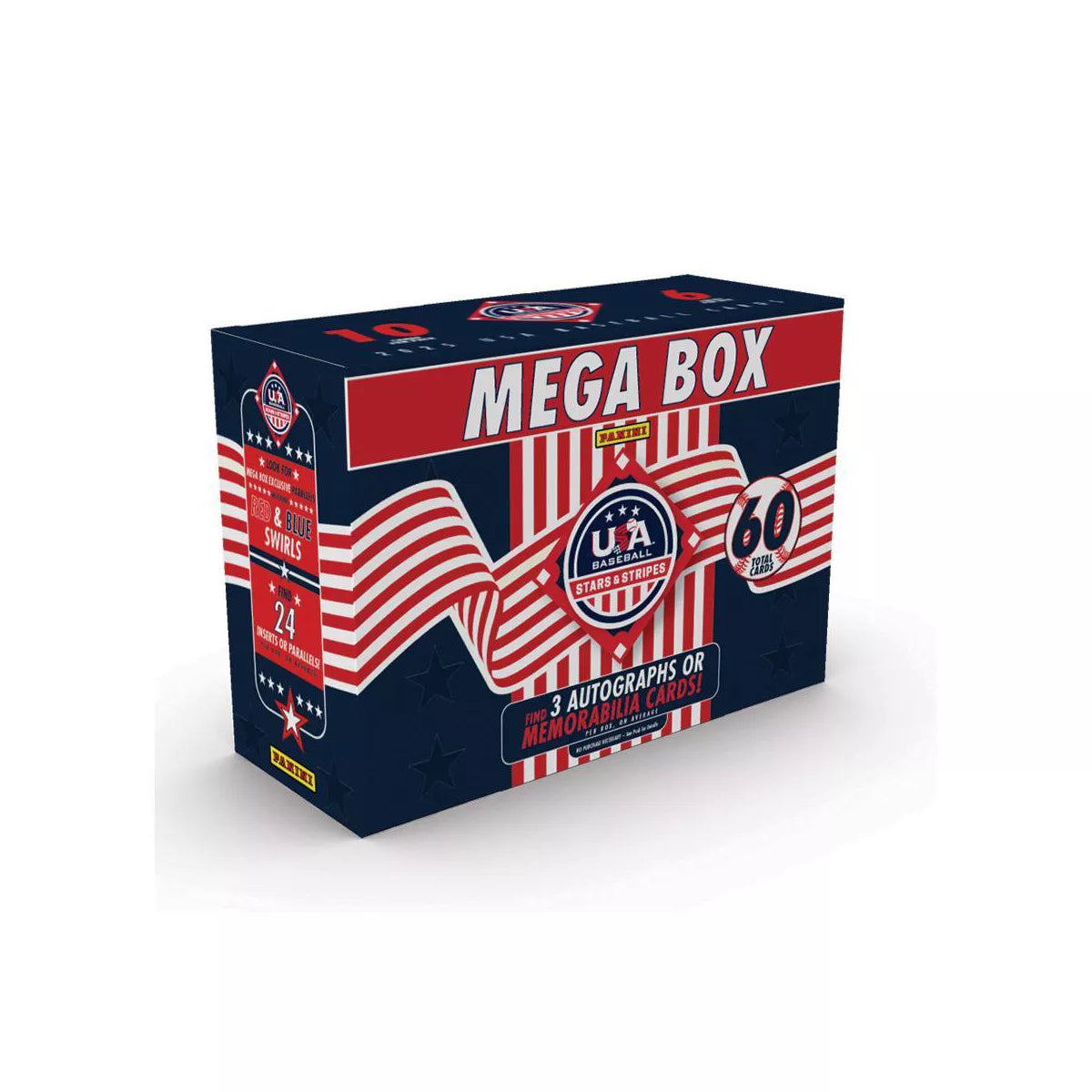 2025 Panini USA Baseball Stars & Stripes Trading Card Mega Box