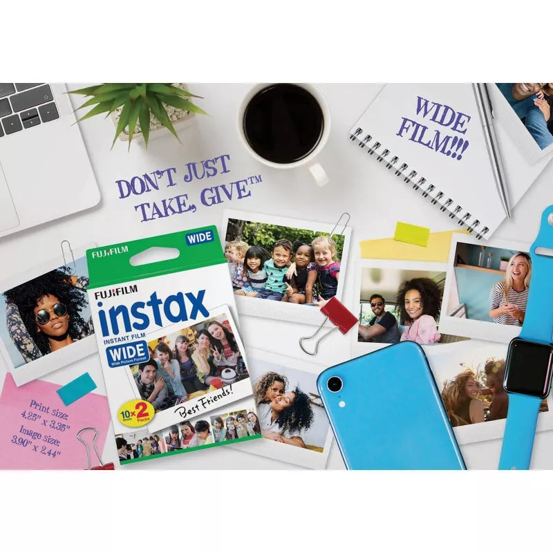 FUJIFILM instax WIDE 2x10 Packs