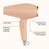 INFINITI PRO CONAIR Ionic Ceramic Hair Dryer: Volumizing, 1875 Watt, Includes Concentrator, Diffuser