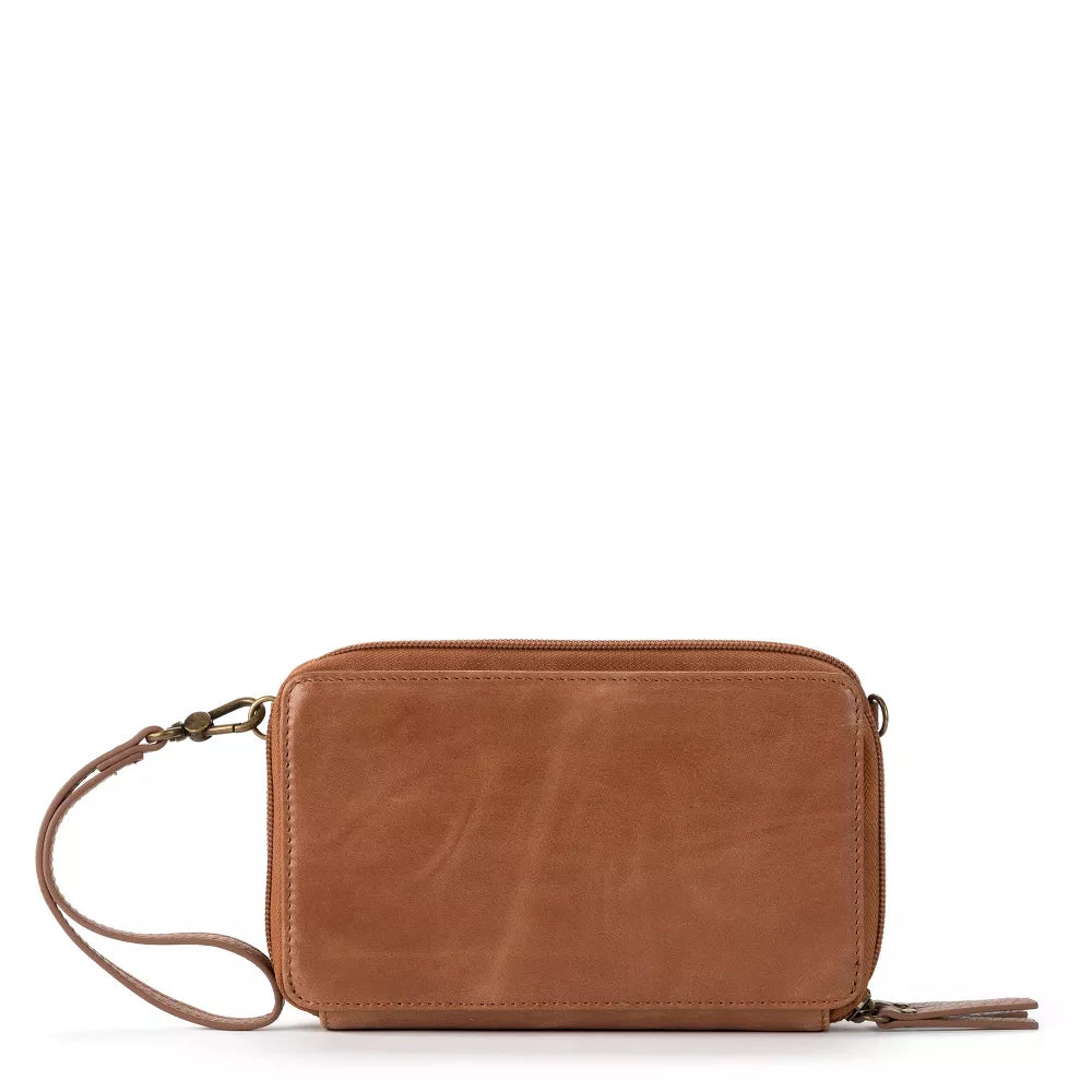 *The Sak Women's Smartphone Crossbody Tobacco Floral Emboss, Size X-large