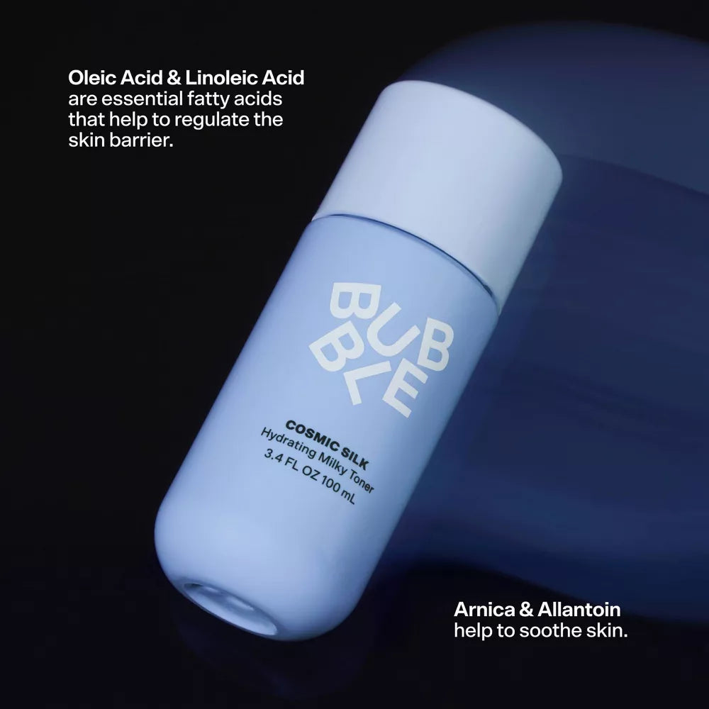 Cosmic Silk Hydrating Milky Toner by Bubble Skincare- 3.4 Fl Oz.