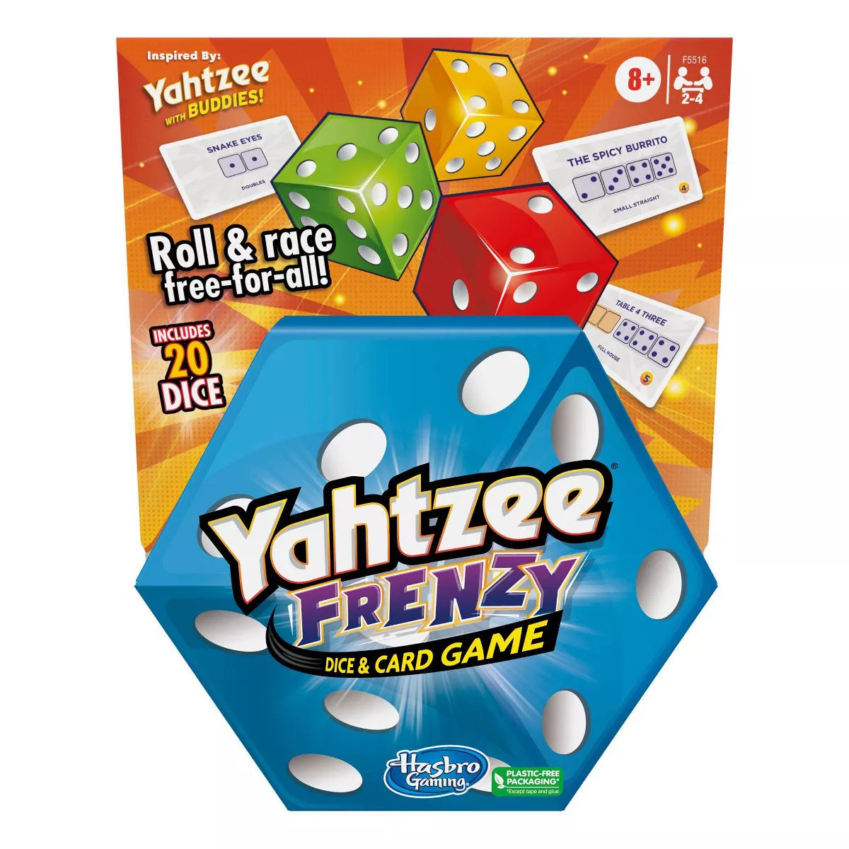 Yahtzee Frenzy Dice & Card Game (NEW)