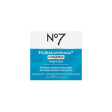 No7 HydraLuminous+ 2% Hyaluronic Acid Night Gel - 1.69 fl oz