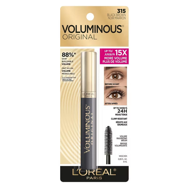 L'Oreal Paris Voluminous Mascara - #315 Black Brown - 0.28 fl oz