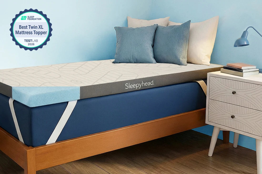 SLEEPYHEAD Premium 2" Gel Memory Foam Mattress Topper - Twin XL