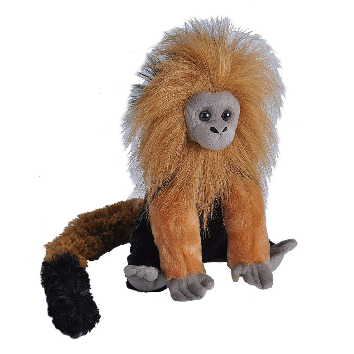 Wild Republic Golden Lion Tamarin, Cuddlekins, Stuffed Animal, 12 inches, Gift for Kids, Plush Toy, Fill is Spun Recycled Water Bottles