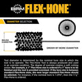 Brush Research Mfg BC11212 | 1-1/2" (38mm) Brake Cylinder Flex-Hone 120SC Grit