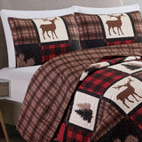 Great Bay Home 3-pc. Reversible Lodge Printed Quilt Set w/ Shams (Full/Queen)