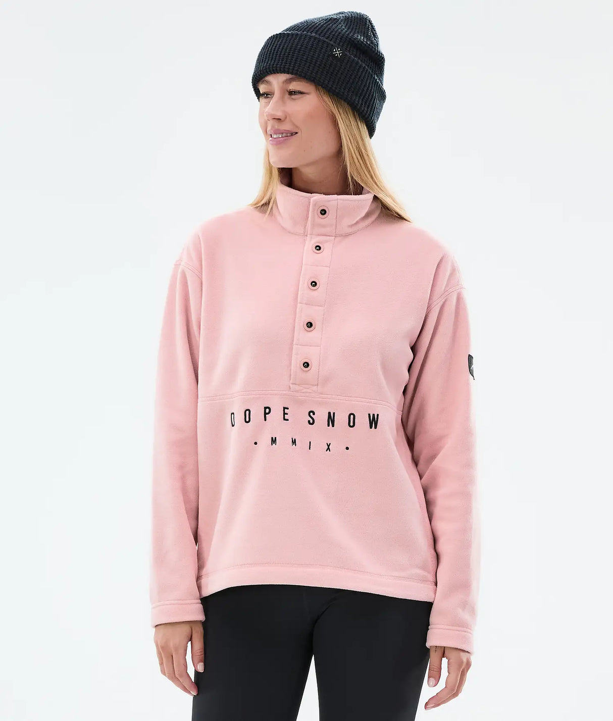 DOPE Comfy W Fleece Sweater in Soft Pink | Size: Medium