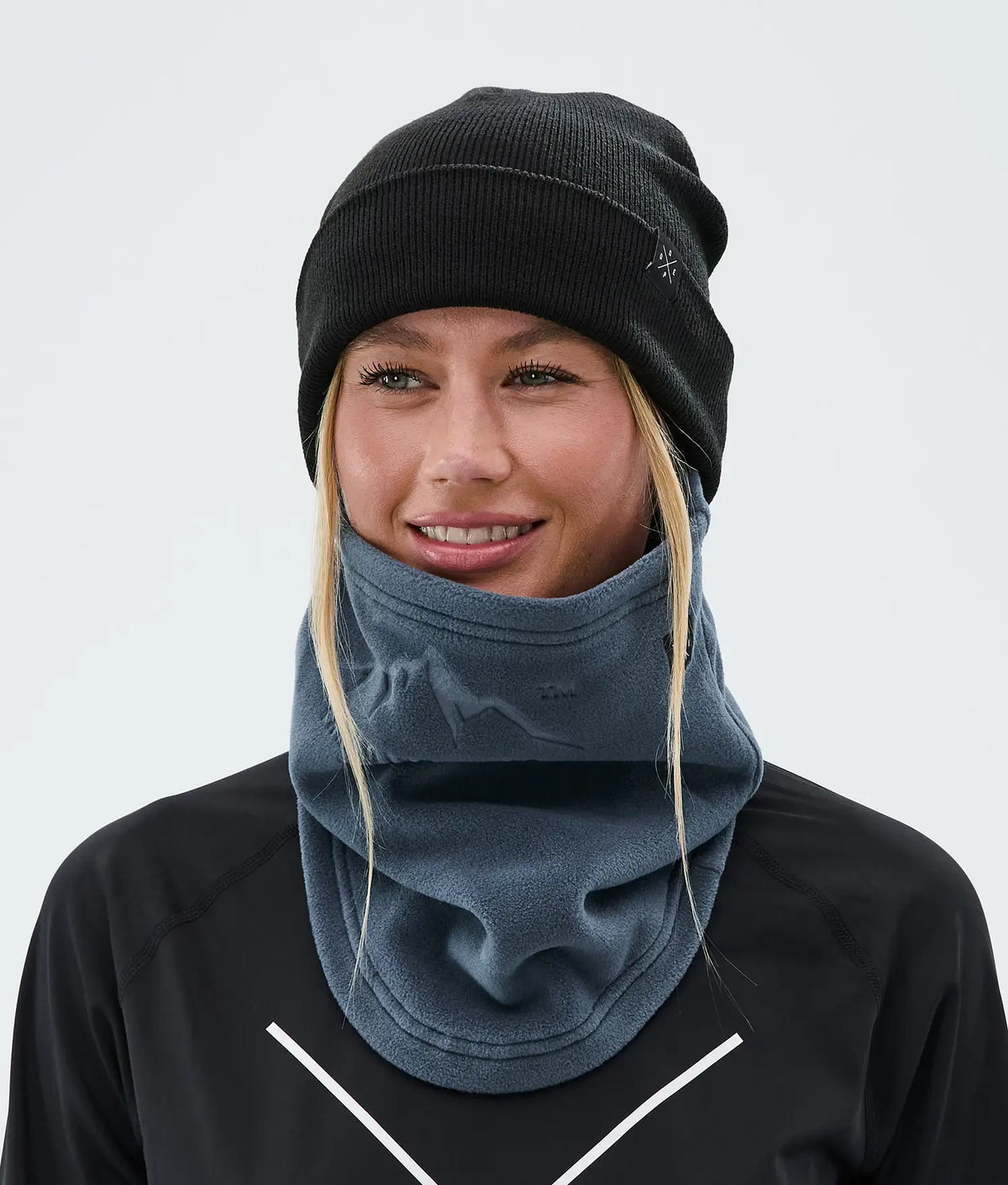 Dope Cozy Tube Facemask Metal Blue