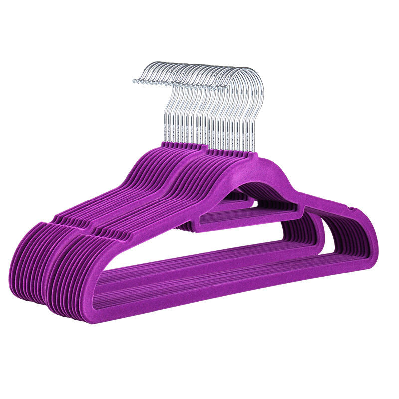 Premium Velvet Hangers Heavy Duty (50 Pack),  Non-Slip Felt Hanger