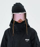 Dope Sight Ski Goggles White/Champagne Mirror