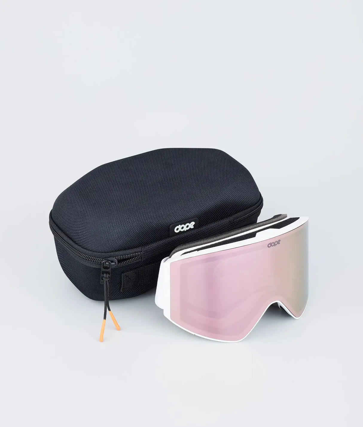 Dope Sight Ski Goggles White/Champagne Mirror