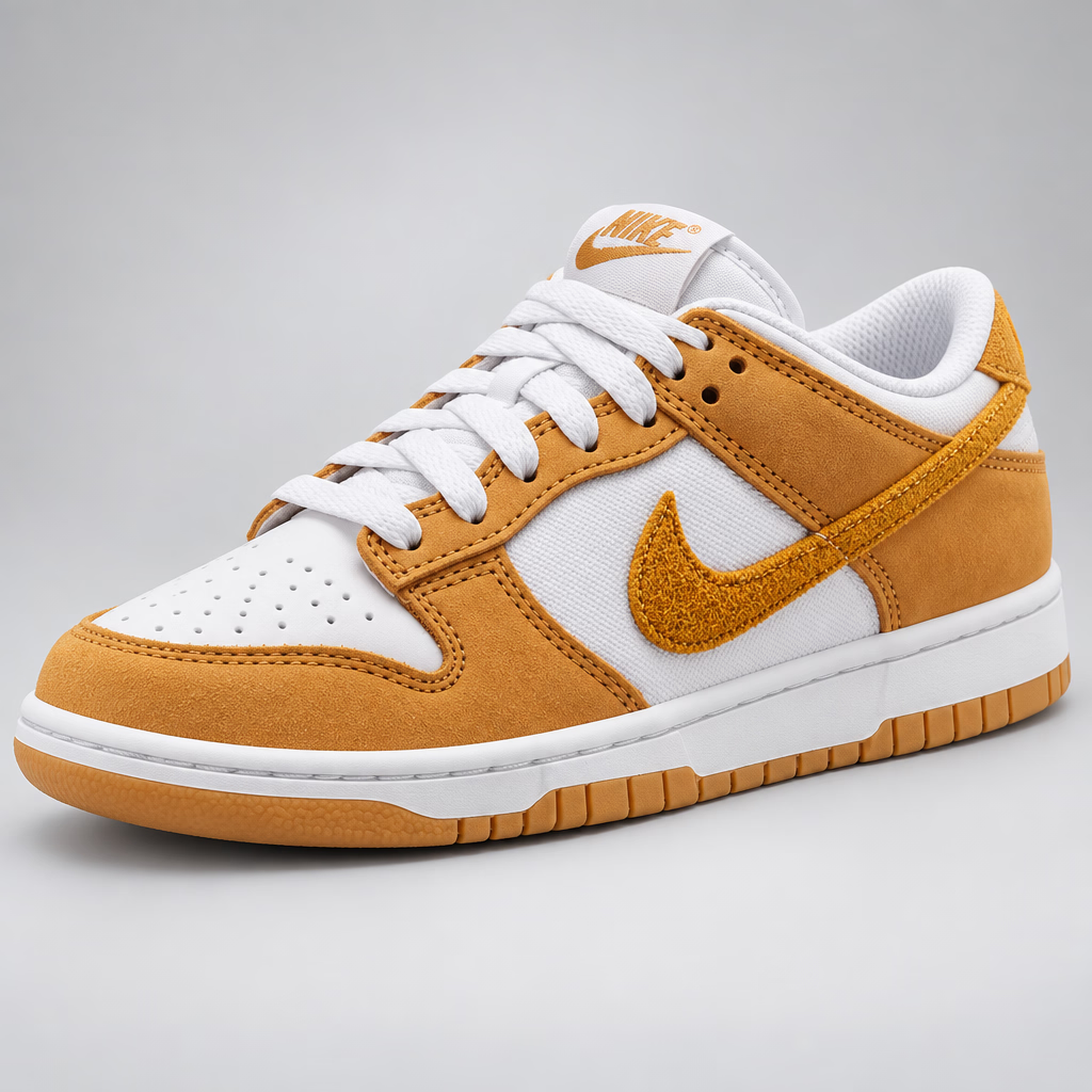 NIKE - Dunk Low SE (GS) - Vast Grey/Desert Ochre/White - 5Y