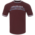 NHL COLORADO AVALANCHE CLASSIC CHENILLE MEN'S TEE-LARGE