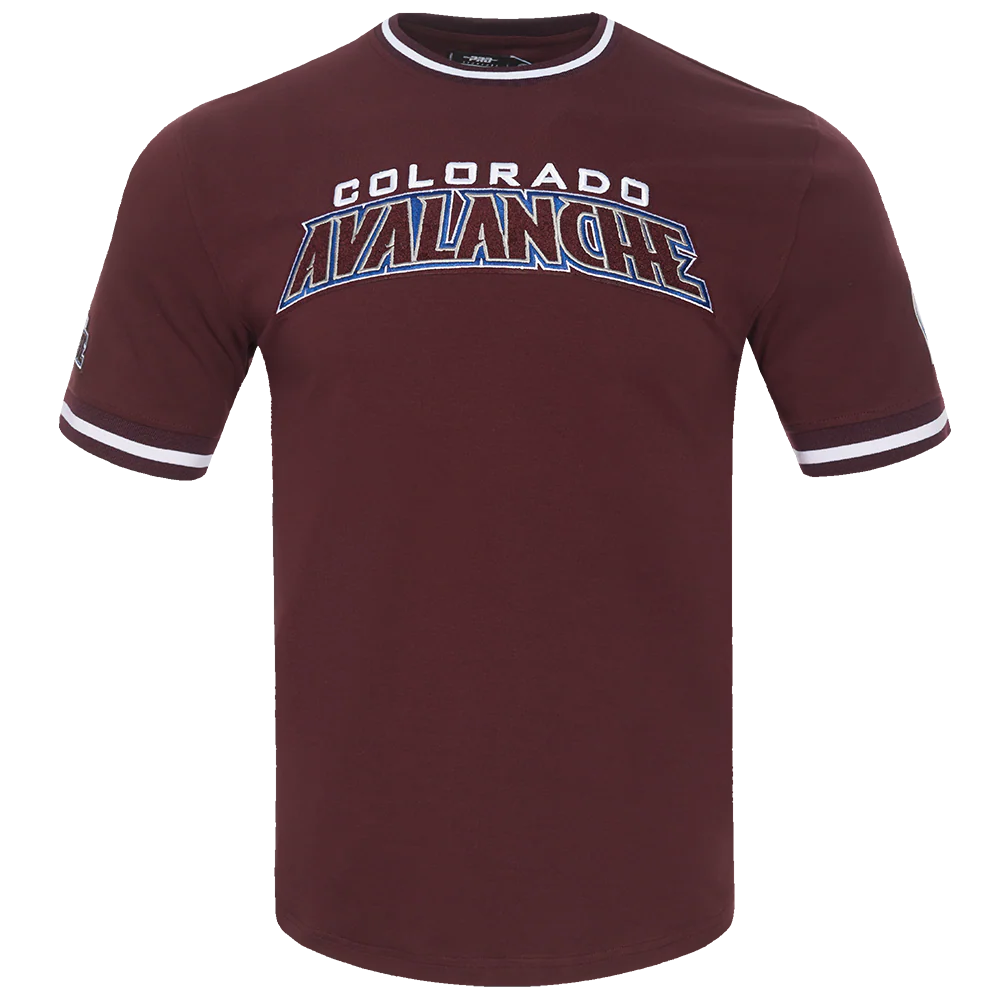 NHL COLORADO AVALANCHE CLASSIC CHENILLE MEN'S TEE-LARGE